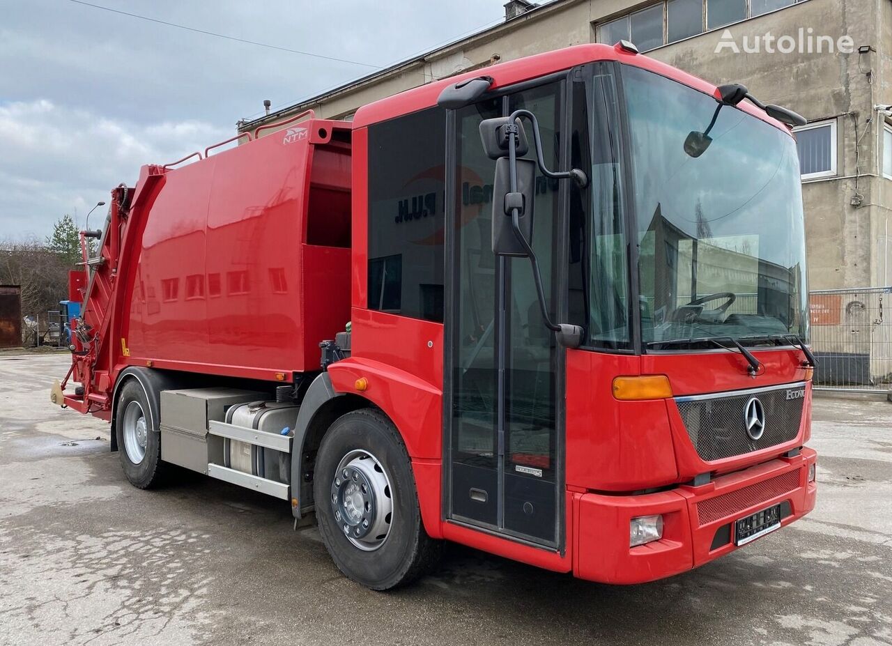 Mercedes Benz Econic 1824 śmieciarka dwuosiowa NTM 12m3 EURO 5 garbage