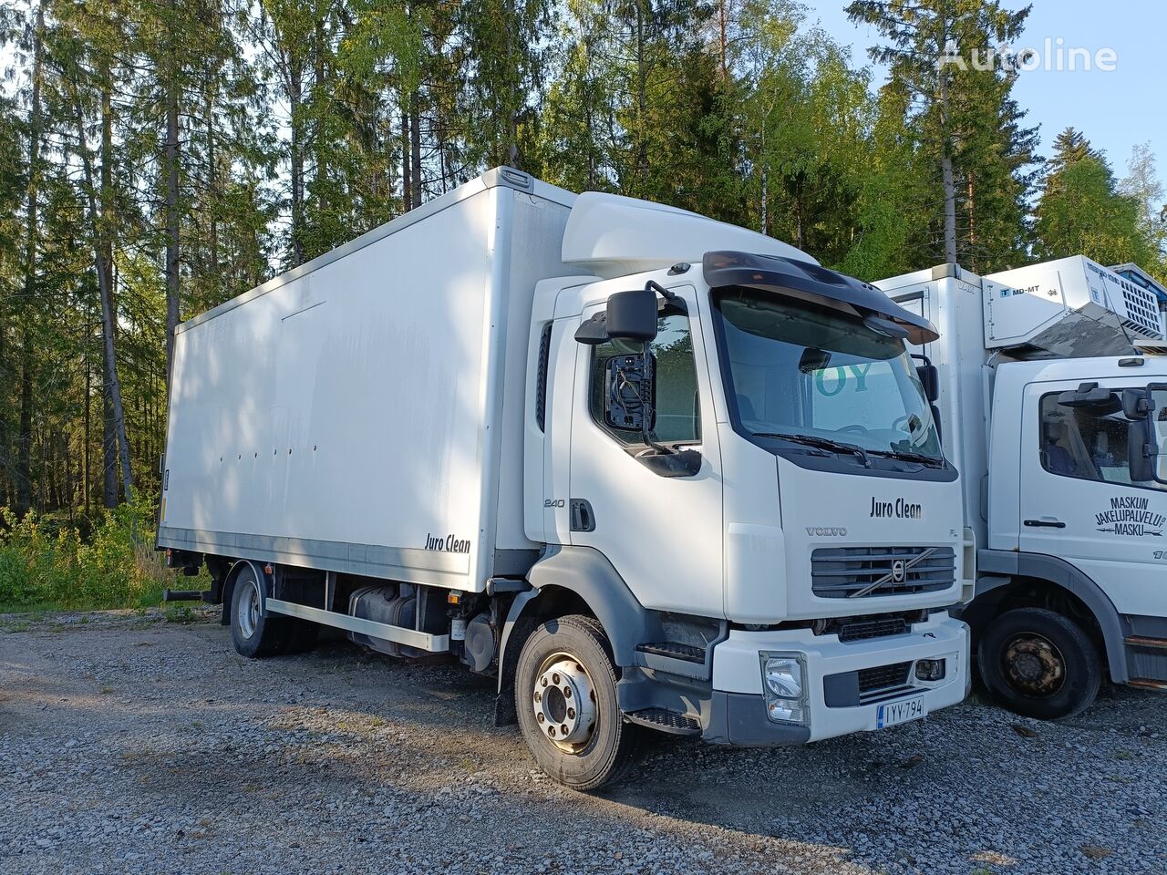 Volvo FLL box truck