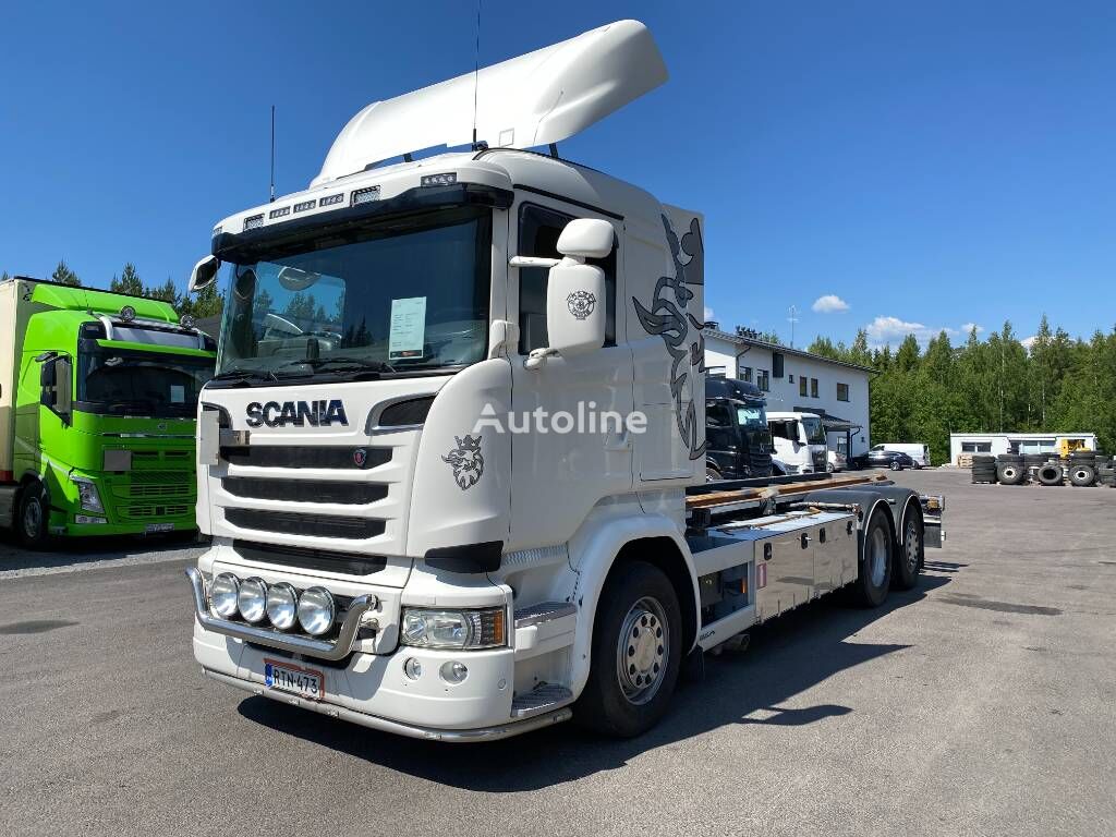 Scania R490 container chassis