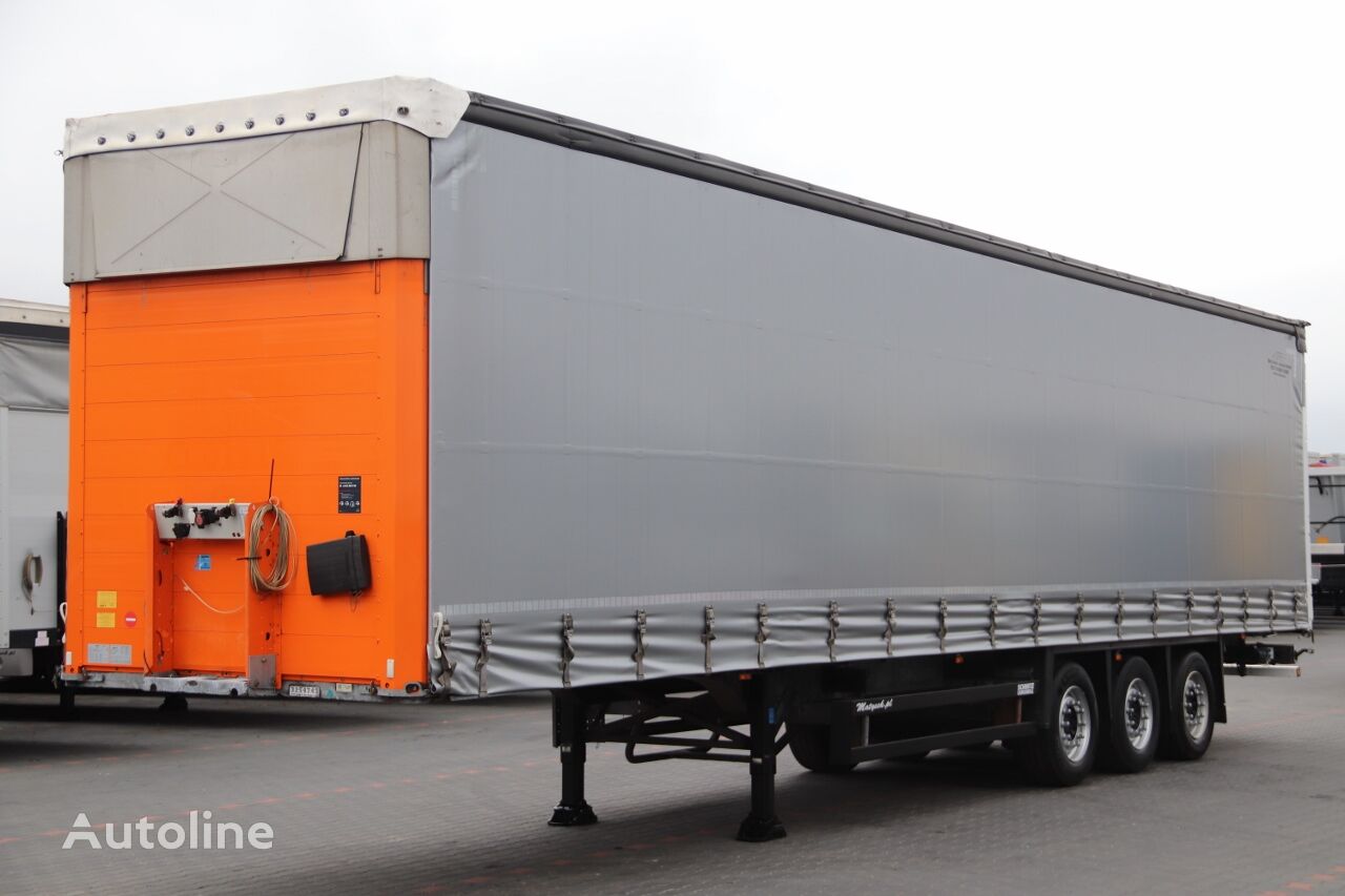 Schmitz Cargobull CURTAINSIDER / STANDARD / VARIOS / 385/55 R22,5 / LFITED ROOF /  curtain side semi-trailer
