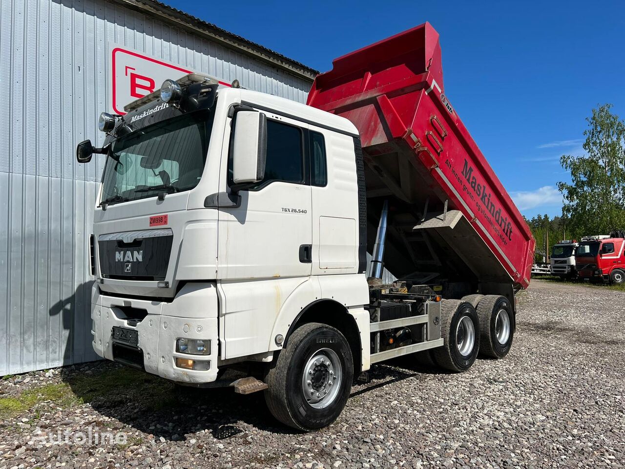 MAN TGX 26.540 dump truck