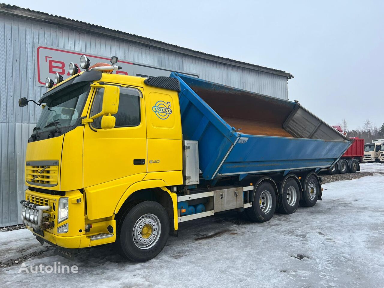 Volvo FH 540, 8x4, SIDE TIPPER + TIPPER dump truck