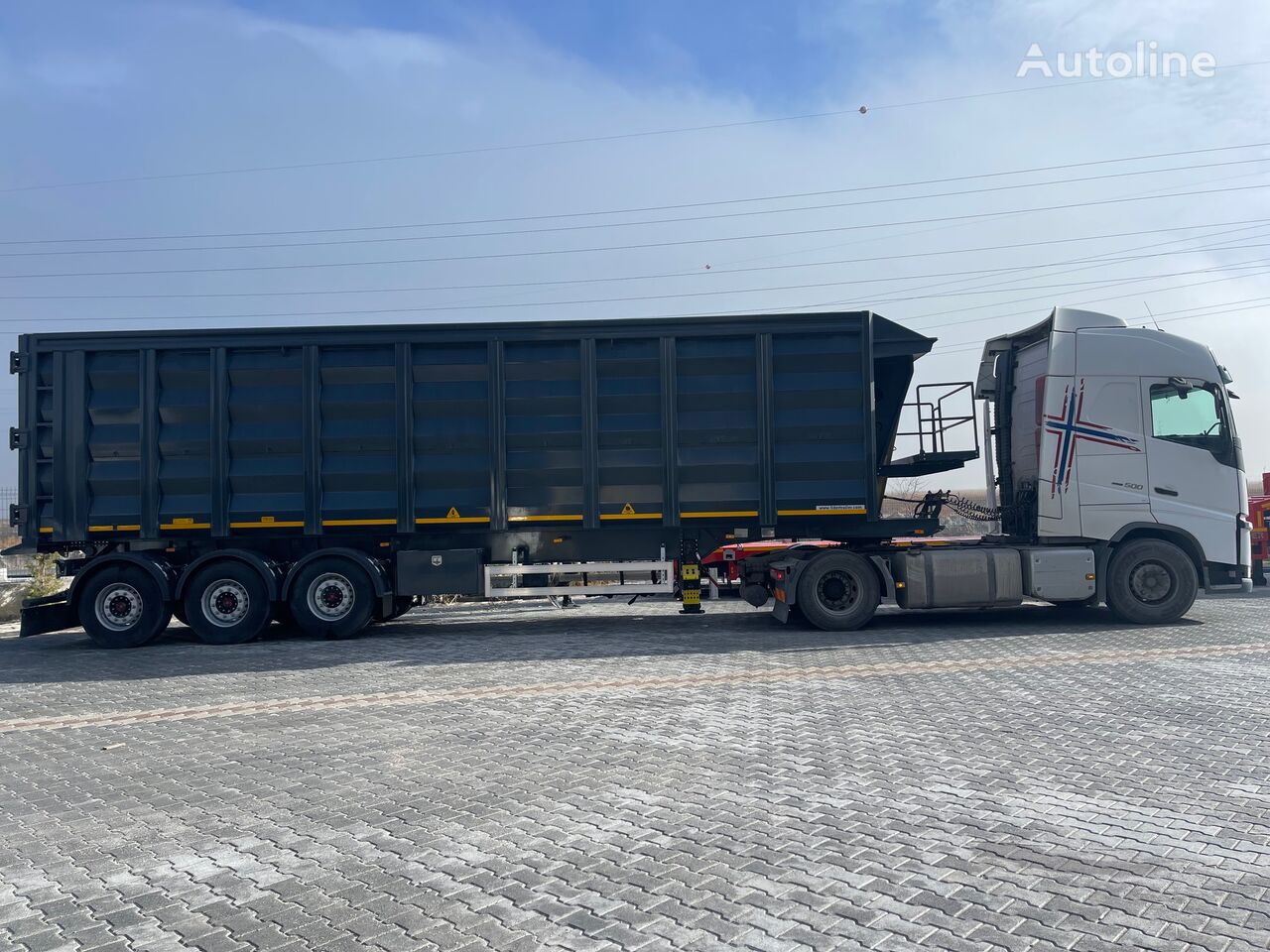 new Lider 2023 NEW UNUSED SCRAP 55 M³ FROM MANUFACTURER grain semi-trailer