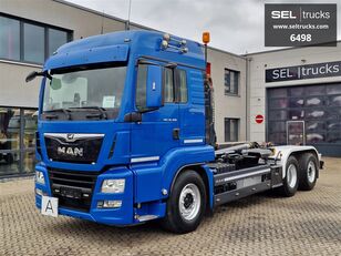 MAN TGS 26.460 6x2-4 BL ZF Intarder / Meiller Kipper / Lenkachse / L hook lift truck