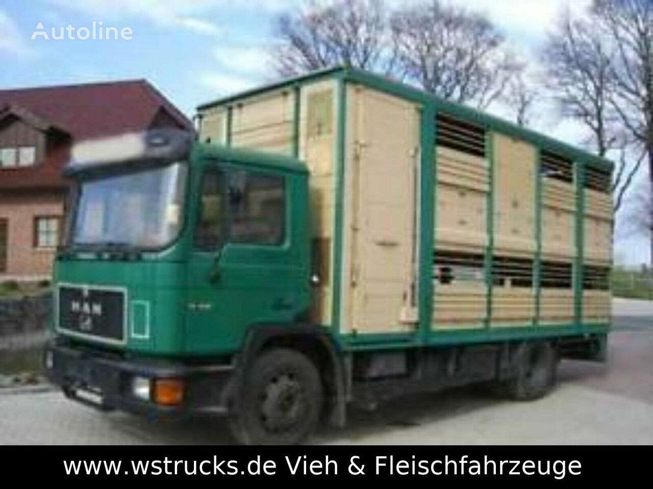 MAN 14232  KABA Doppelstock livestock truck