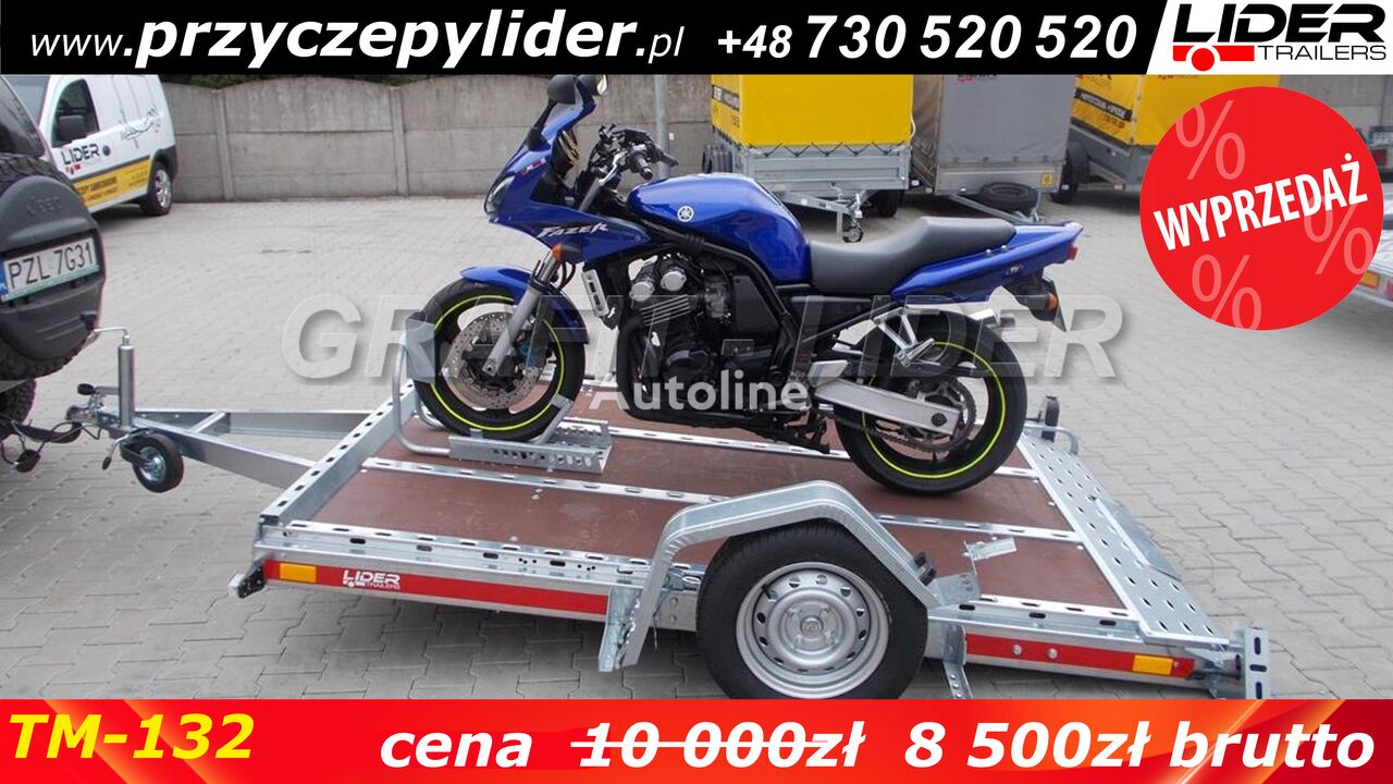 new Temared TM-132 przyczepa 261x161cm, do przewozu motocykli, quadów, rower platform trailer