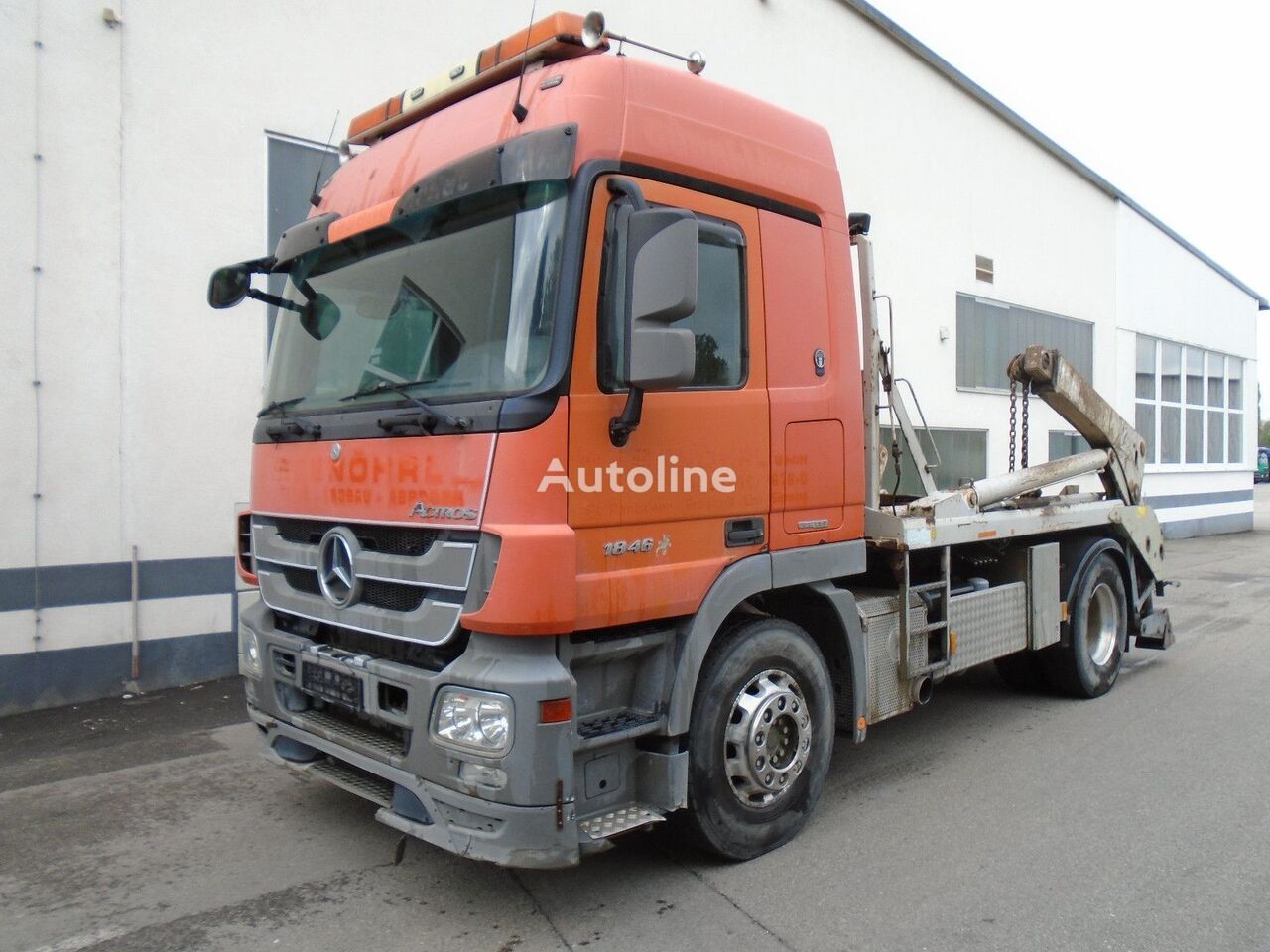 Mercedes-Benz Actros 1846L  skip loader truck