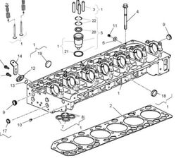 (7422083486) cylinder head for RENAULT PREMIUM DXI 440 truck